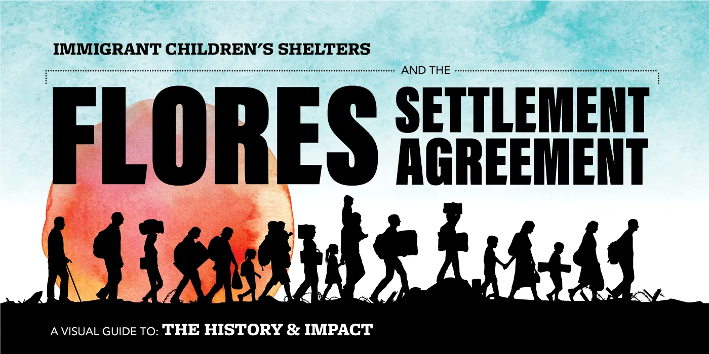 Flores Settlement Agreement history and impact graphic